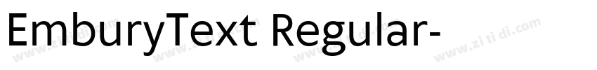 EmburyText Regular字体转换 EmburyText Regular字体转换